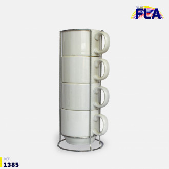 Mug Apilable X 4