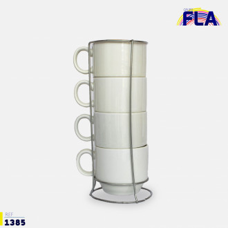 Mug Apilable X 4