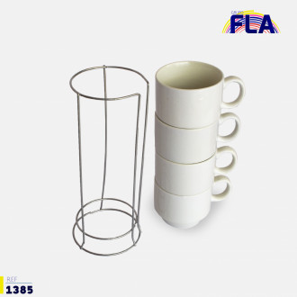 Mug Apilable X 4