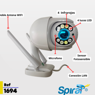 Camara De Seguridad Wi-fi 1080p