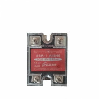 Relevador Para Maquinas Planas 40 X 60 Ssr-1 A4840 40amp Rele De Estado Solido 24a-480 Vac Sin Disipador