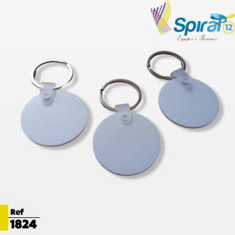 Llavero Circular Acrilico Para Sublimacion X 20 Unds