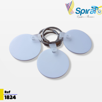 Llavero Circular Acrilico Para Sublimacion X 20 Unds