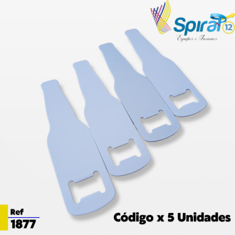 Destapador Botella Sublimacion X 5 Unds Metalico