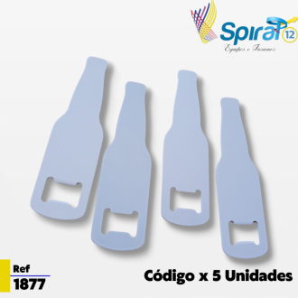 Destapador Botella Sublimacion X 5 Unds Metalico