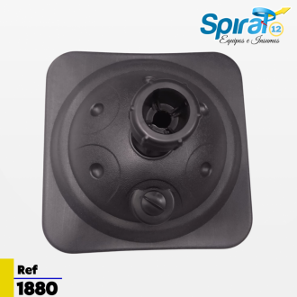 Porta Pendon Tipo  Gota 2.7 Metros (base Tanque + Asta M)