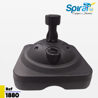 Porta Pendon Tipo  Gota 2.7 Metros (base Tanque + Asta M)