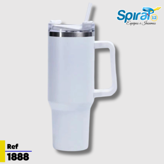 Termo Metalico Xl  Tipo Steel Blanco