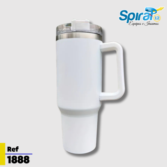 Termo Metalico Xl  Tipo Steel Blanco