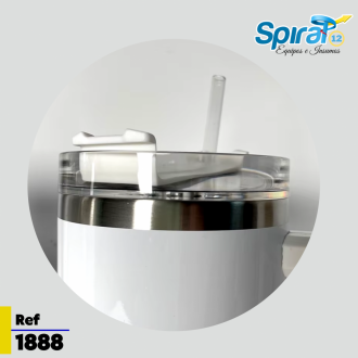 Termo Metalico Xl  Tipo Steel Blanco