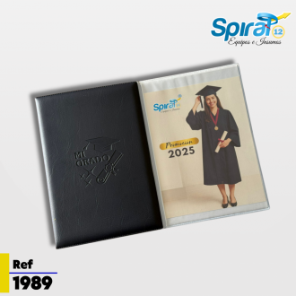 Carpeta Portadiploma 3 Cuerpos Para Grado (tamaño A4)  X 3 Unidades Grande