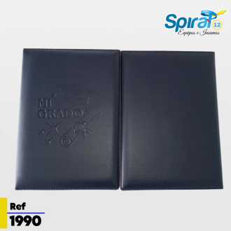 Carpeta Portadiploma 3 Cuerpos Para Grado (tamaño A4) X 3 Unidades Junior