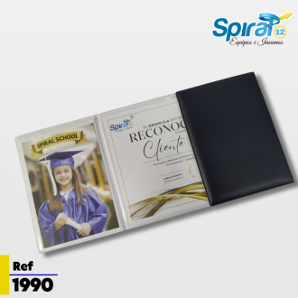 Carpeta Portadiploma 3 Cuerpos Para Grado (tamaño A4) X 3 Unidades Junior